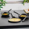 DiNA Set de poêles à frire 2 pièces avec poêle à crêpes et spatule