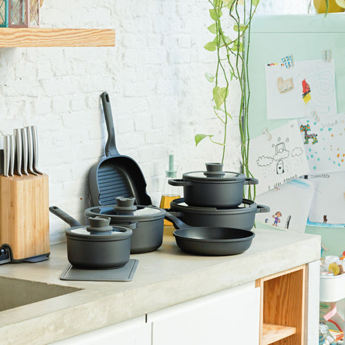PROMO Stone+ Set de cuisine Ø 20 cm Ø 24 cm