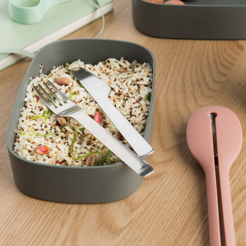 Box On the Go - Lunchpot - Reisbeker + Reisbestek