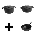 Phantom Promo – Faitout Ø 26 cm – Faitout Ø 28 cm – Wok Ø 30 cm