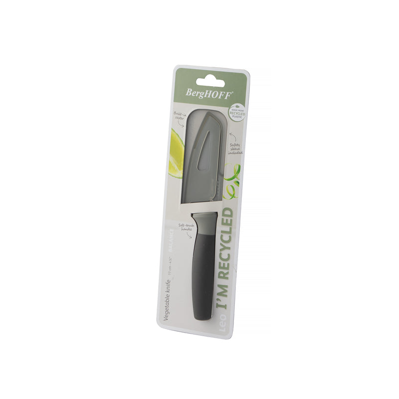 LEO Couteau à Légumes avec zesteur Balance 11cm