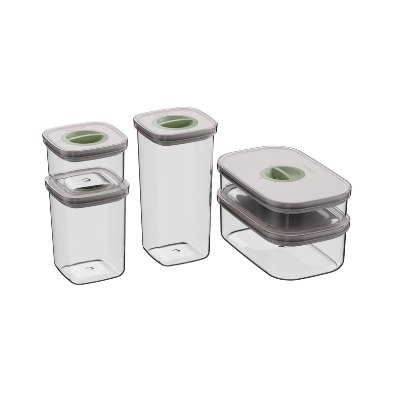 LEO 5-delige smart seal voedselcontainer set - Lunch